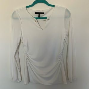 White House Black Market White Blouse